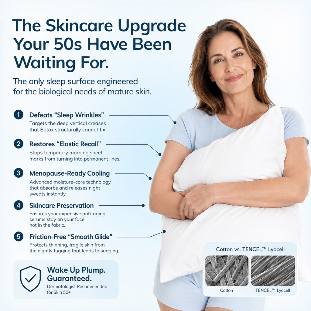 Dream: The Recovery Pillowcase for Sleep Wrinkles & Night Sweats