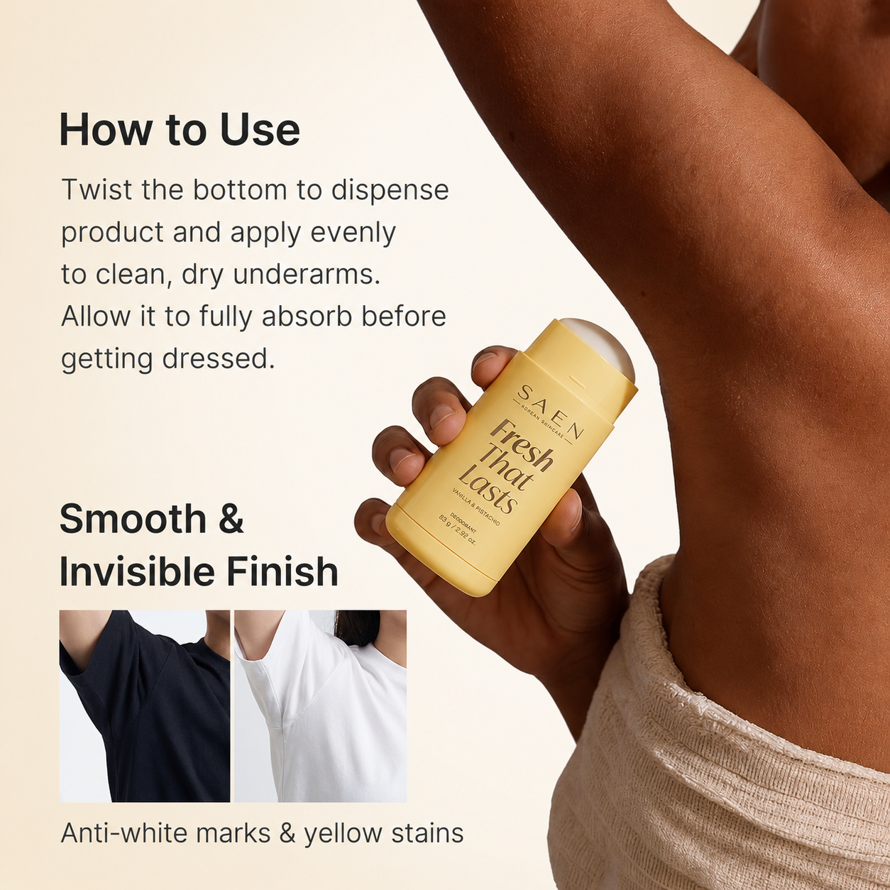 Flawless Underarm Brightening Deodorant | Kojic Acid & Turmeric